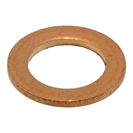 Midwest Fastener Sealing Washer, Fits Bolt Size M6 Copper, Copper Finish, 20 PK 34661